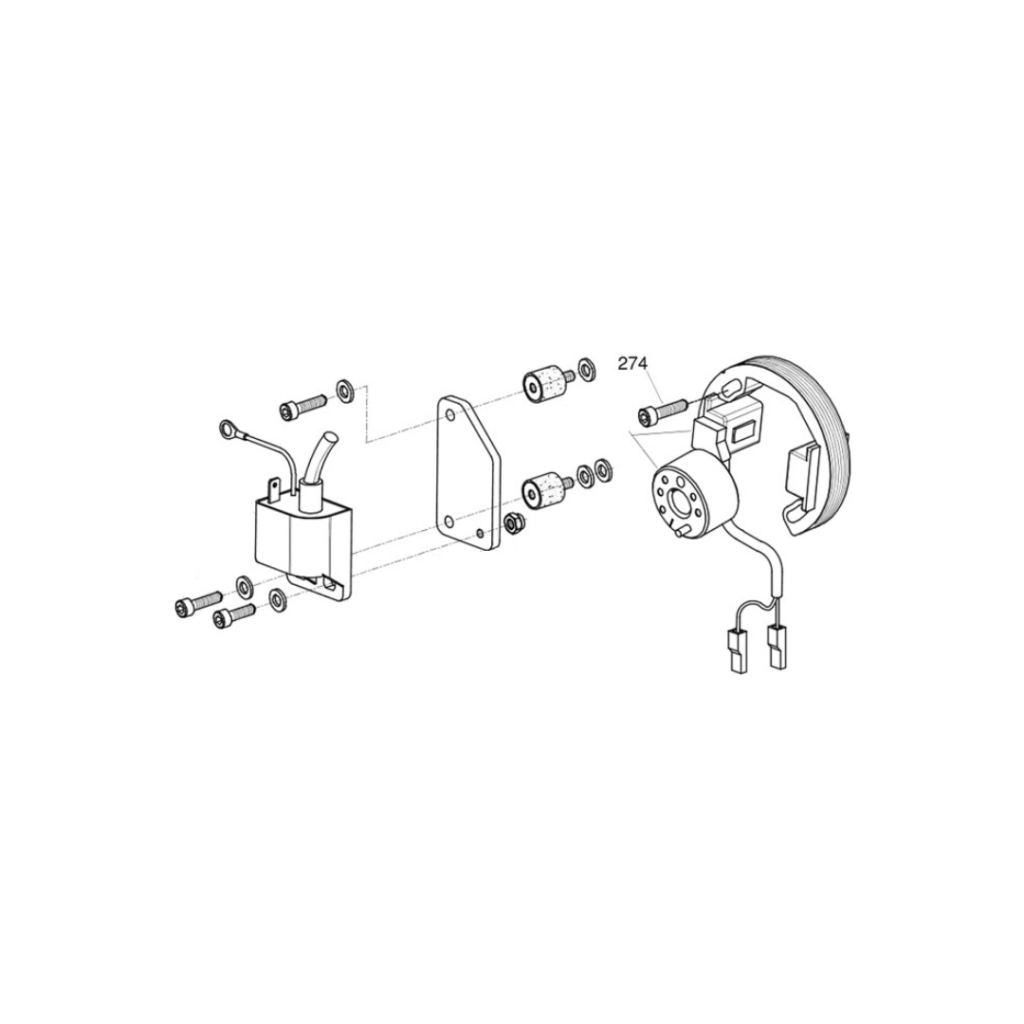 274 - KA 100 Ignition Stator Screw - M6 x 20 KIT
