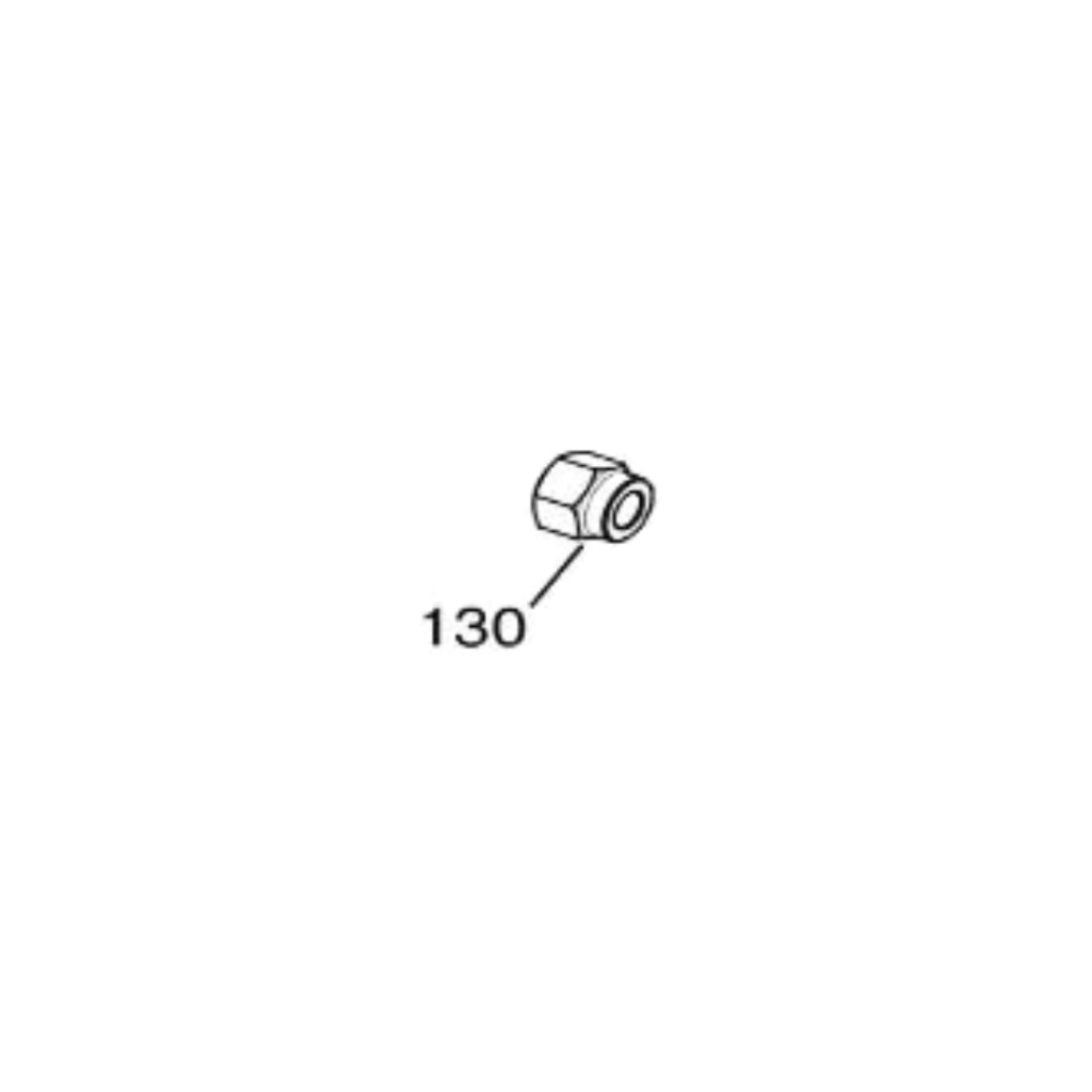 130 - Cylinder Head Nut W/Tech Wire Hole