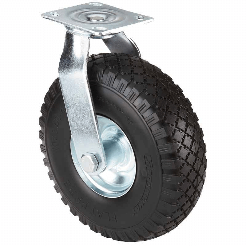 8" Rigid Caster with Flat-Free Wheel