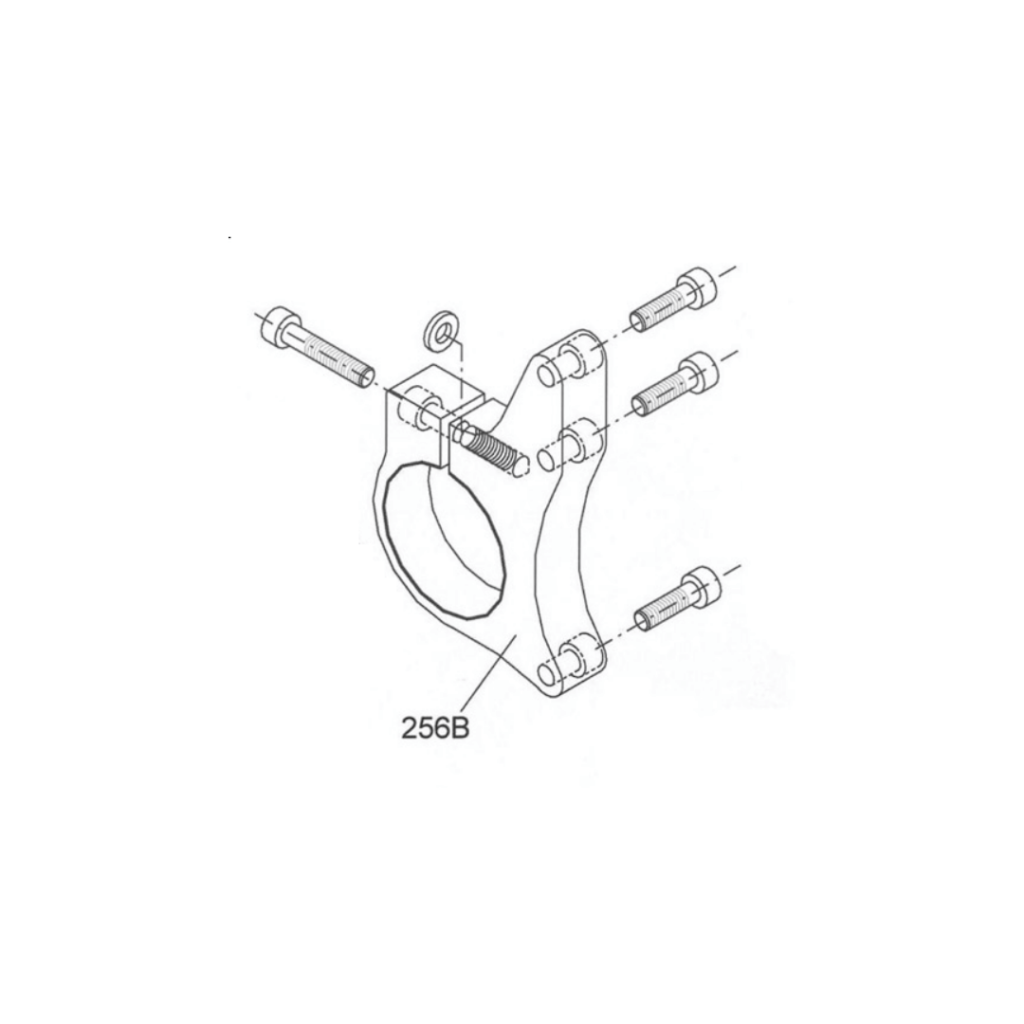 256B - KA 100 Starter Support Clamp Assembly