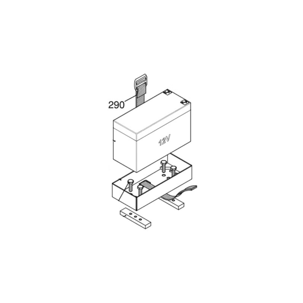290 - KA 100 Battery Clamp Strap