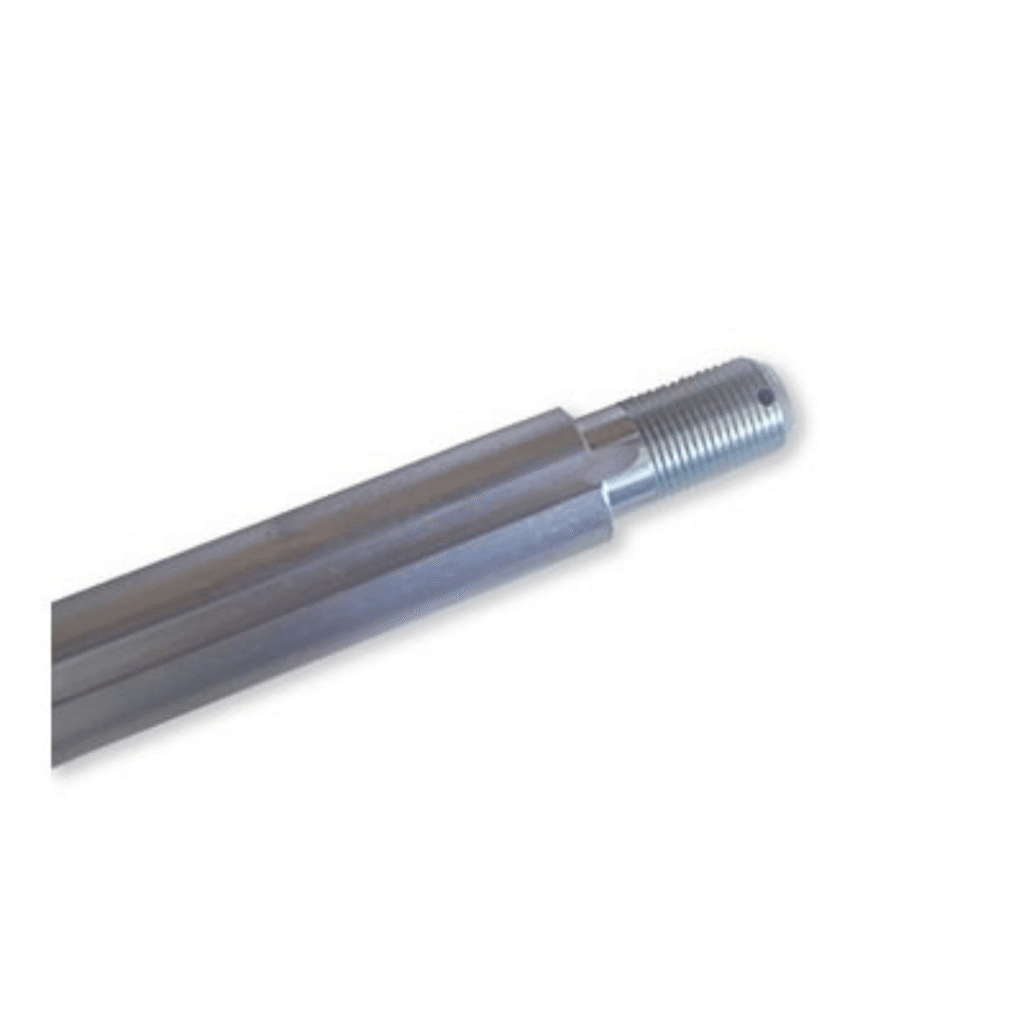 38" x 1" Standard Steel Axle, Stepped End
