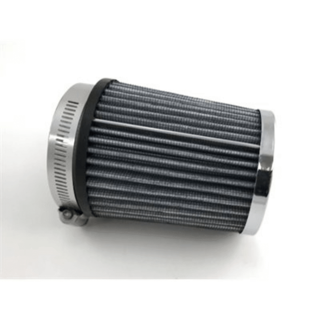 Air Filter, 3-1 / 2" x 4" (2-7 / 16 ID) Tapered Chrome
