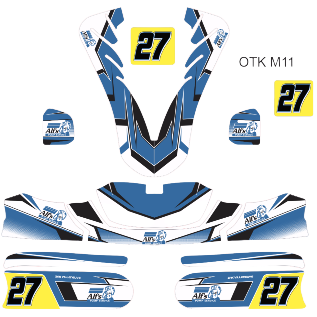 Custom Kart Sticker Kit