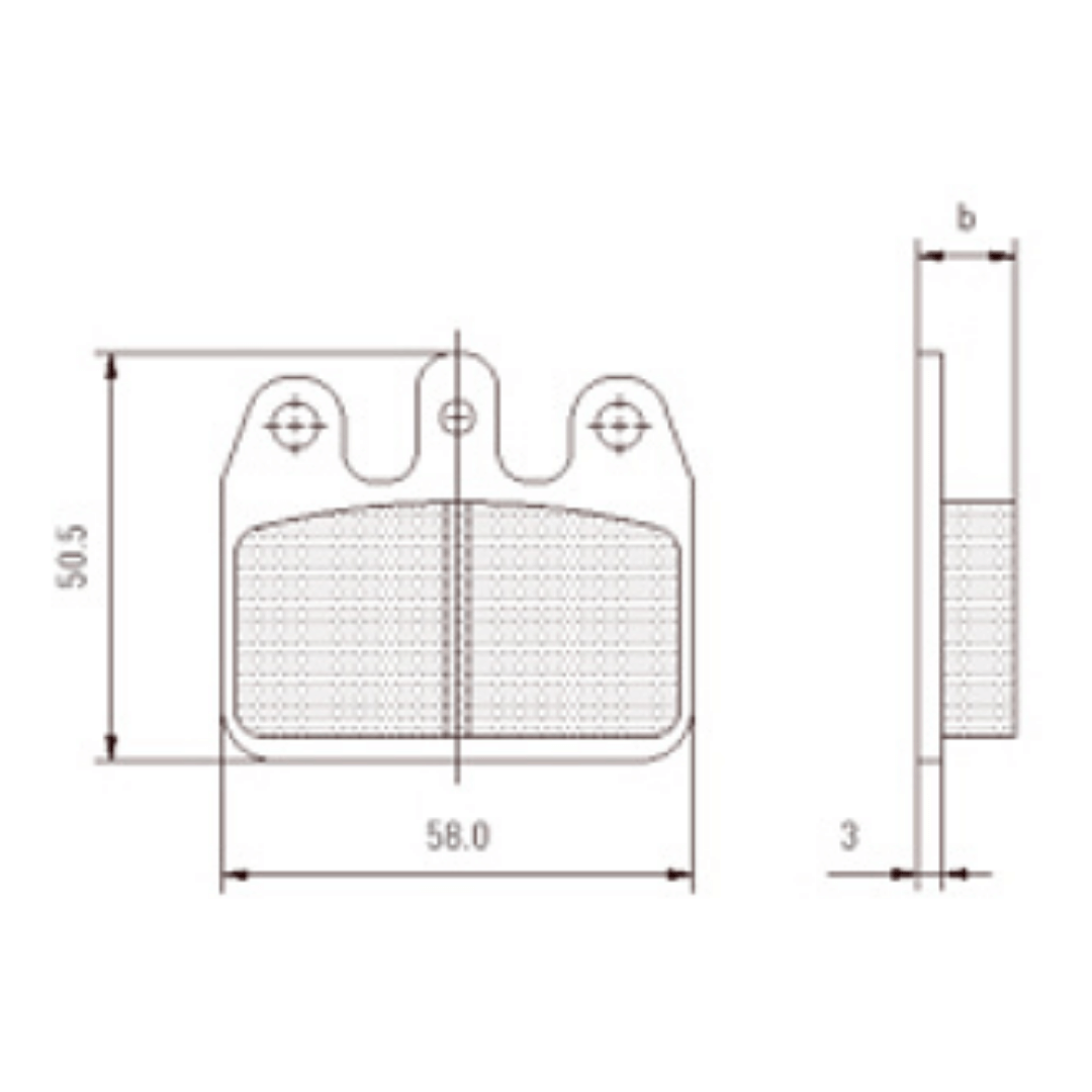 Carbon Tech VEN 05 Rear Brake Pads - Image 3