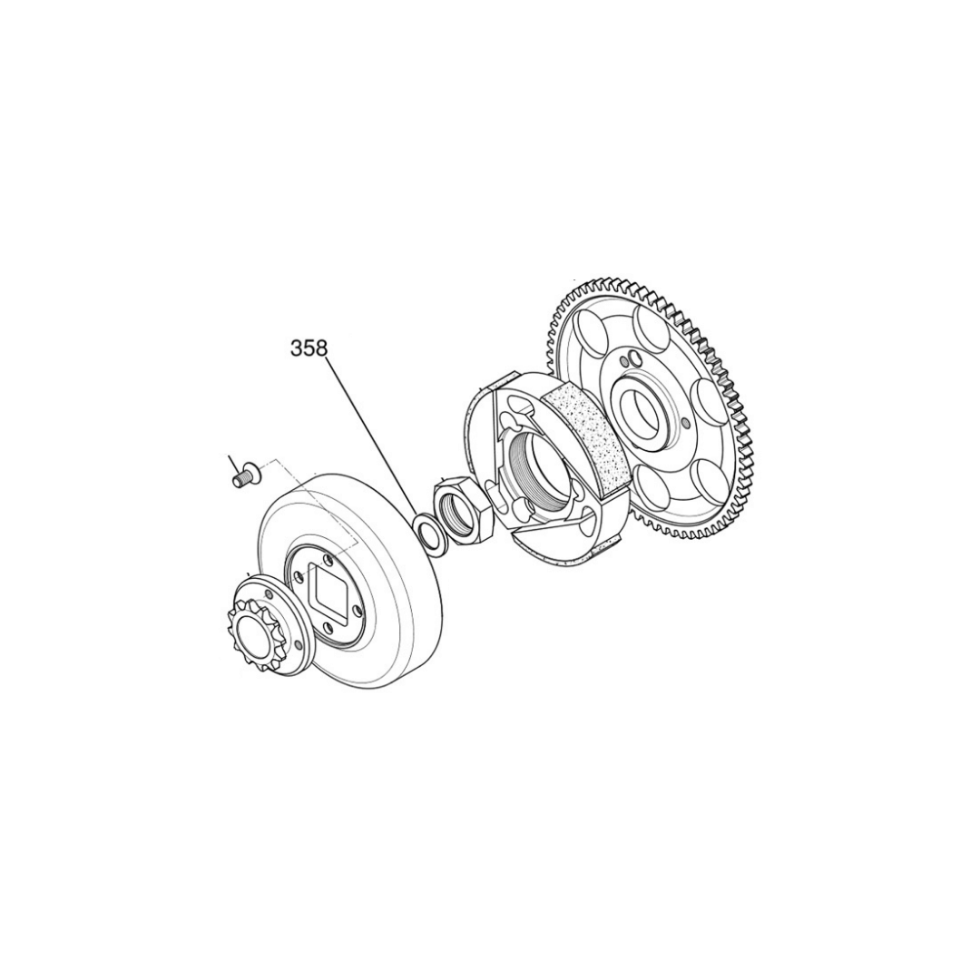 358 - KA 100 Clutch Thrust Washer (1.8mm)