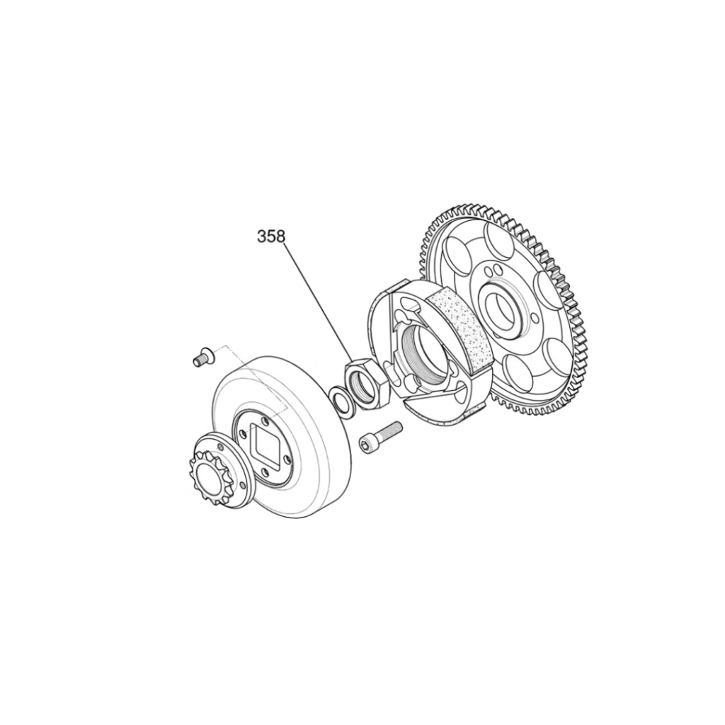 358 - Thrust Int.Washer H=1,8Mm