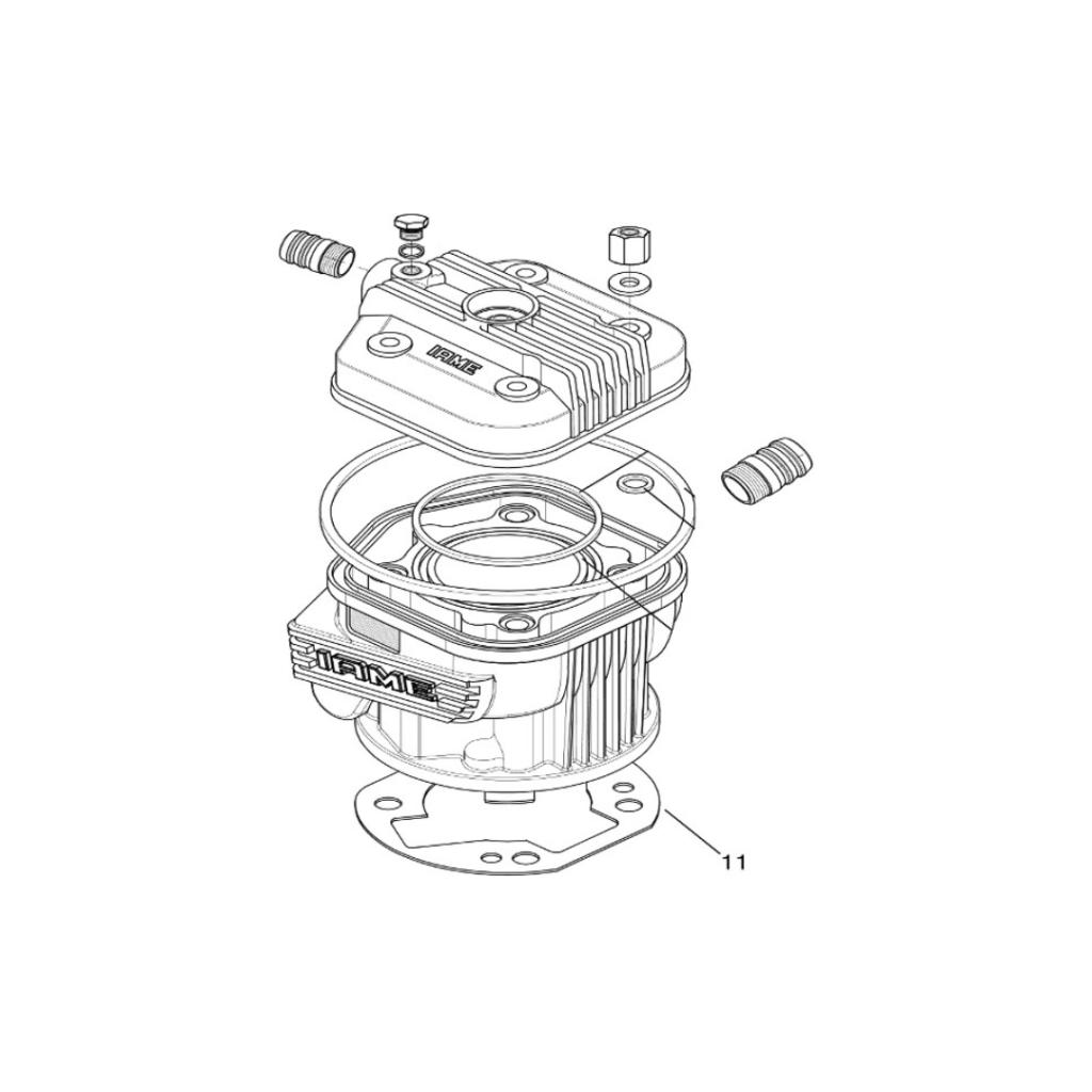 011 CYL. Gasket 2/10 Sud Top/X30