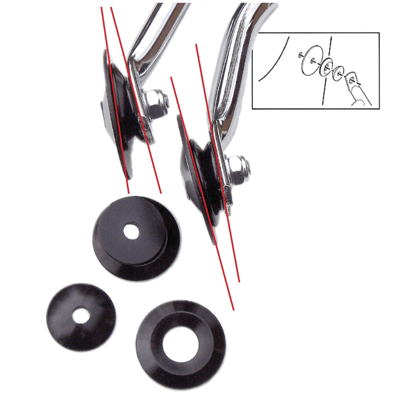 Self-Centering Seat Mounting Washer Set