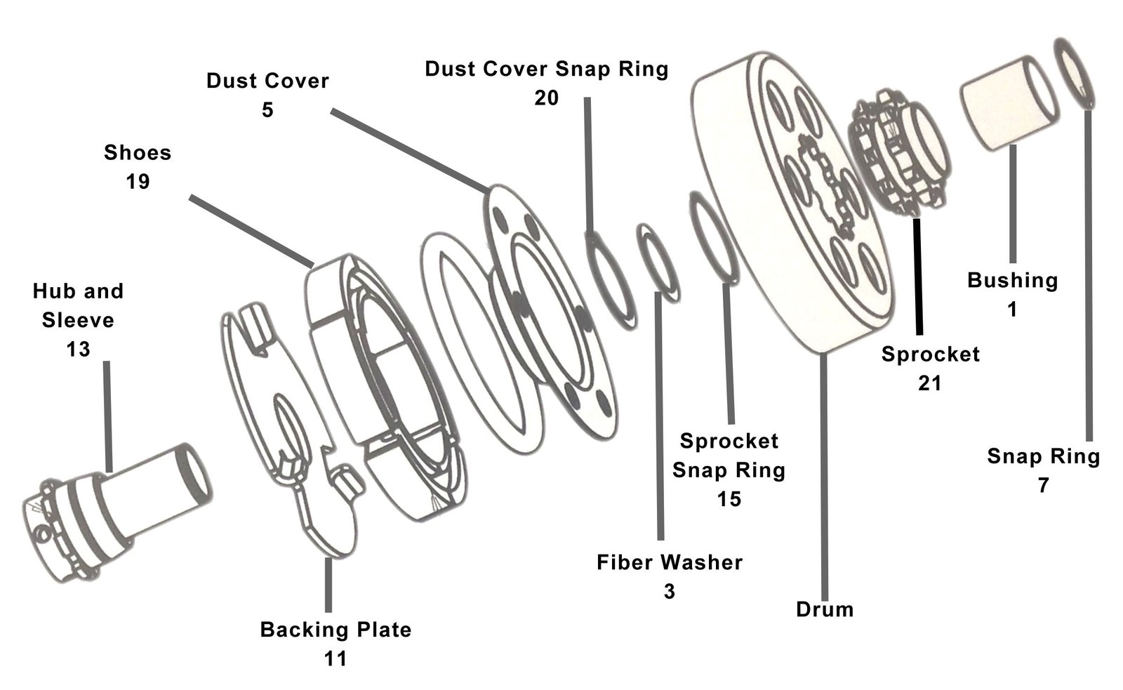 Briggs LO206 Kid Kart Spec Clutch - Image 2