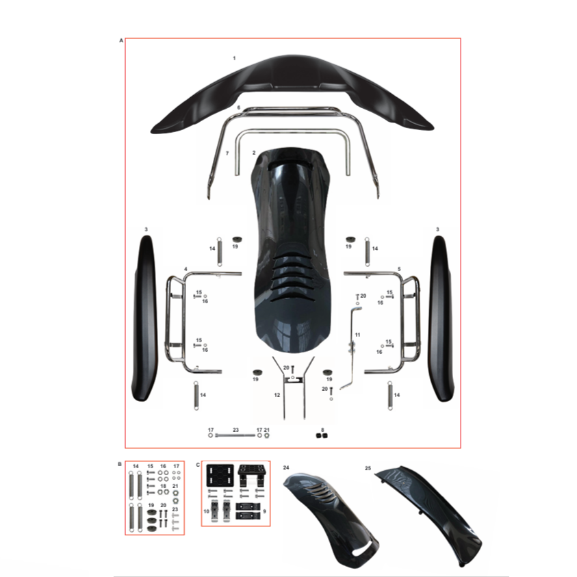 5 | 507 Side Pod Nerf Bar - Right