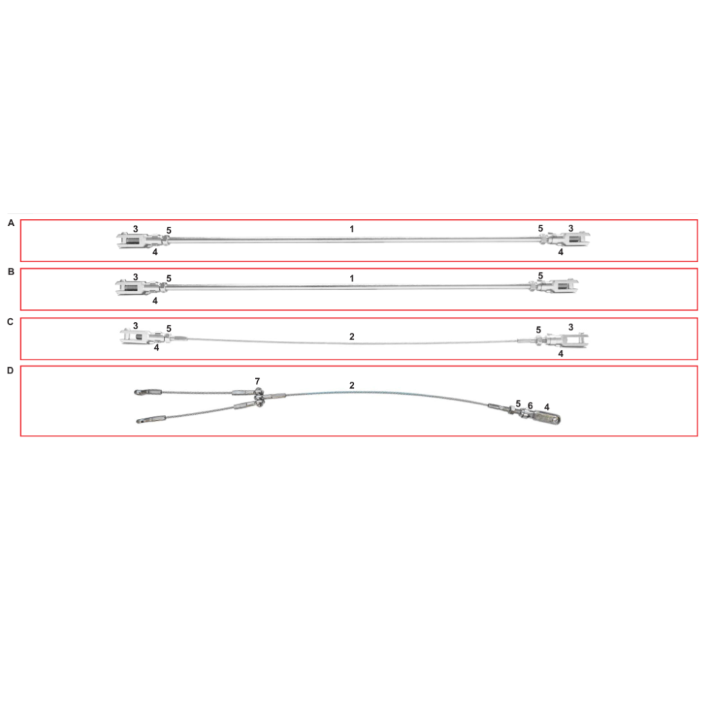 CRG Brake Rods & Components