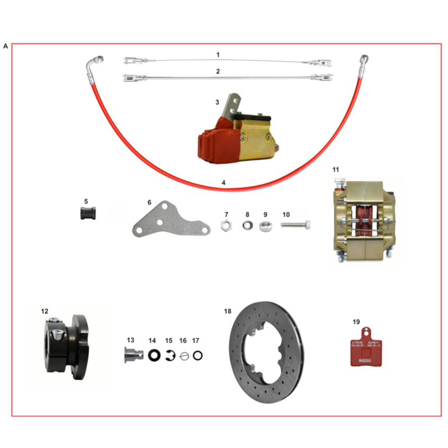 CRG FS4 Brake System Components