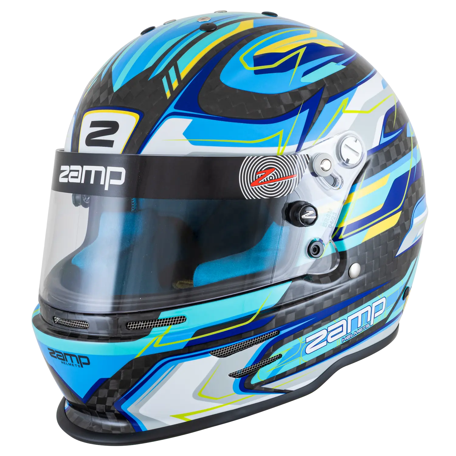 Zamp RZ-48Y Youth Carbon Graphic Helmet - Image 2