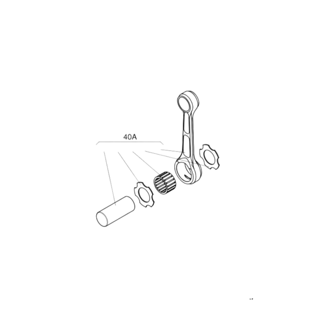 040A - KA 100 Connecting Rod Hardware Kit