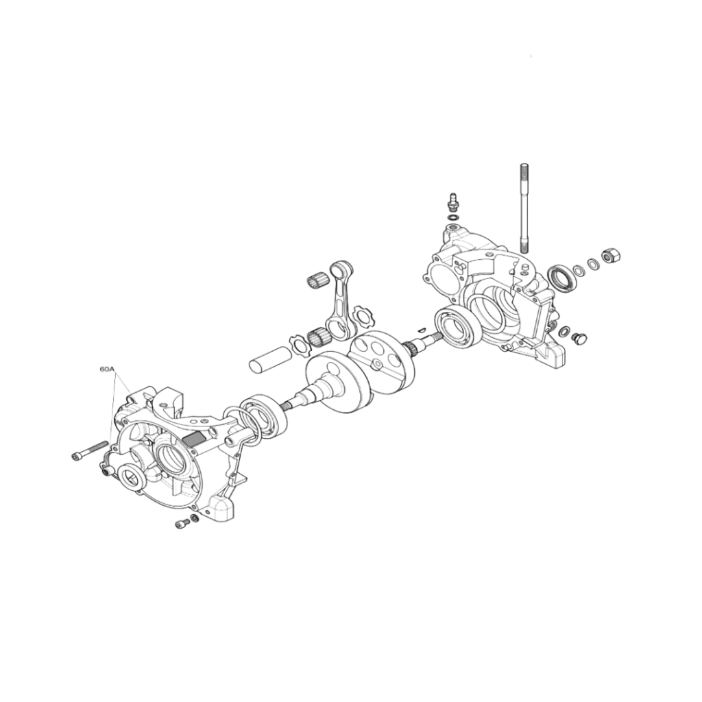 060A - Crankcase W/Cage X30