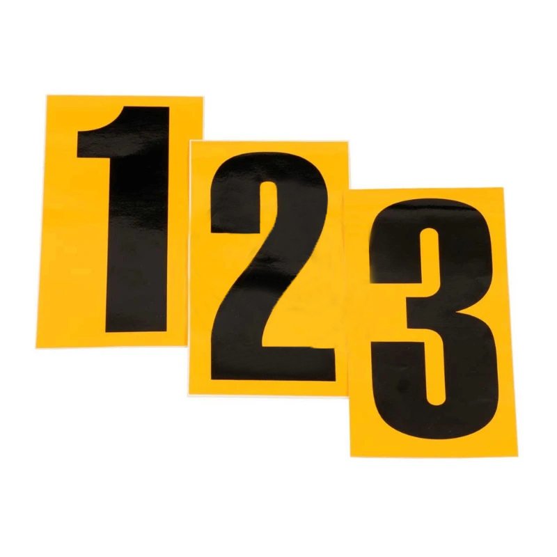 Adhesive Kart Numbers