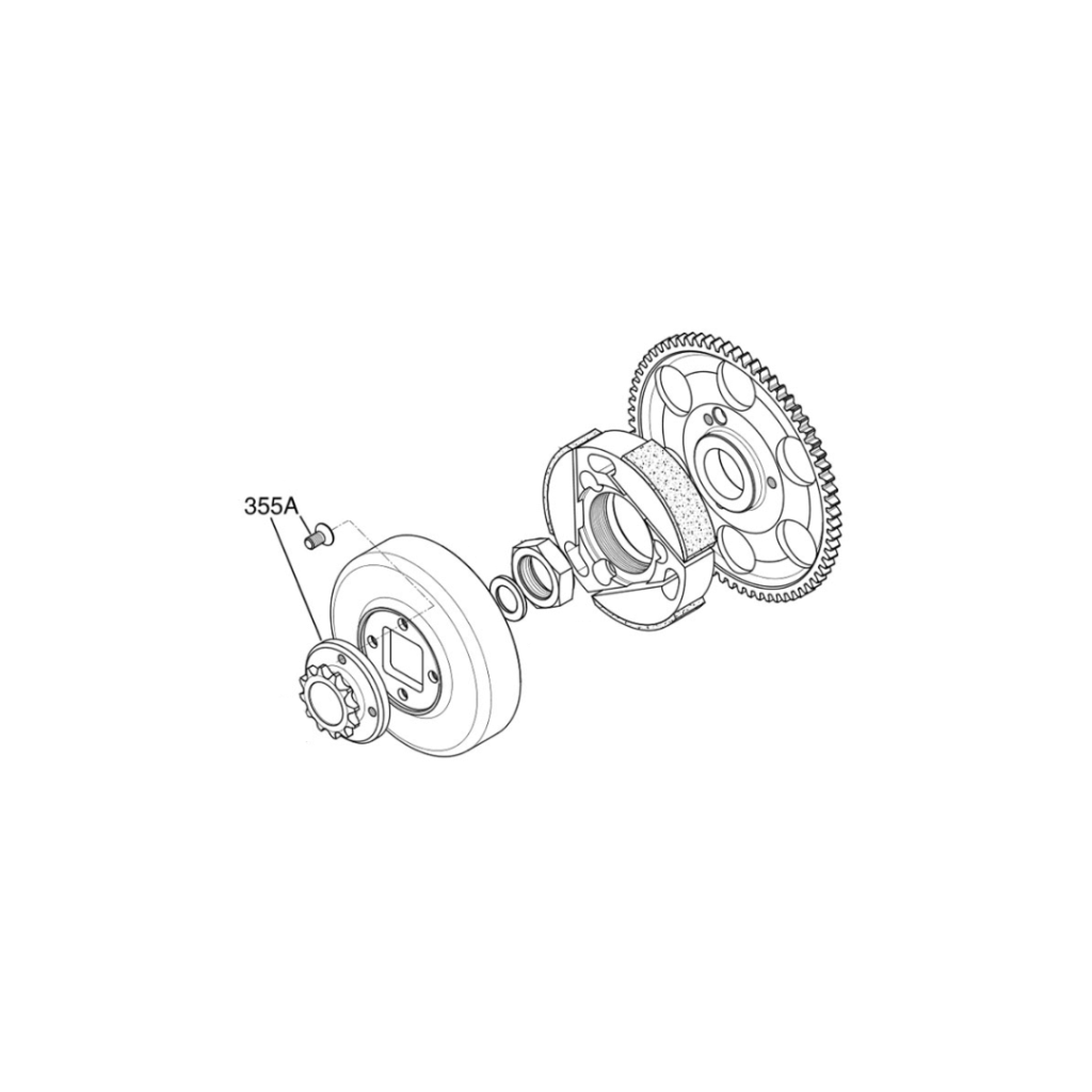 355A - KA 100 Drive Sprocket (10 tooth)