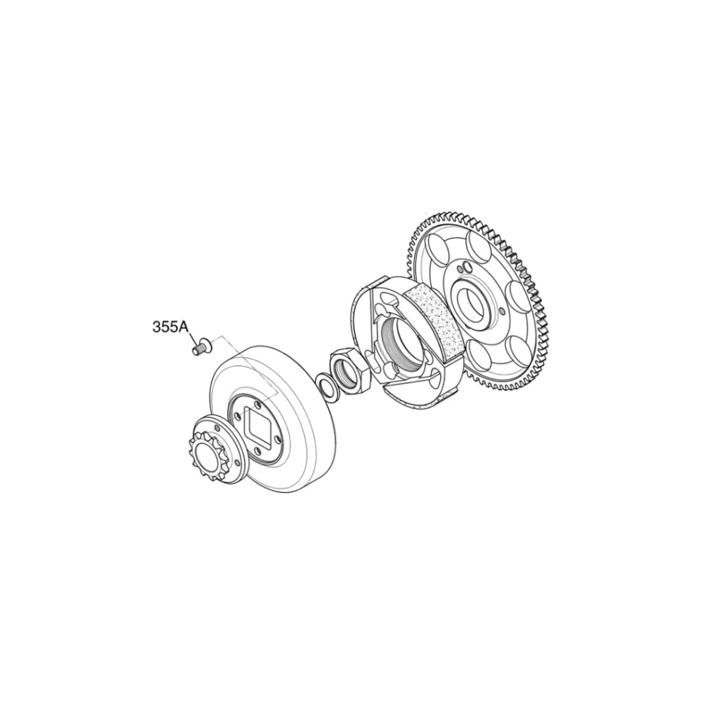 355A - KA 100 Drive Sprocket (12 tooth)
