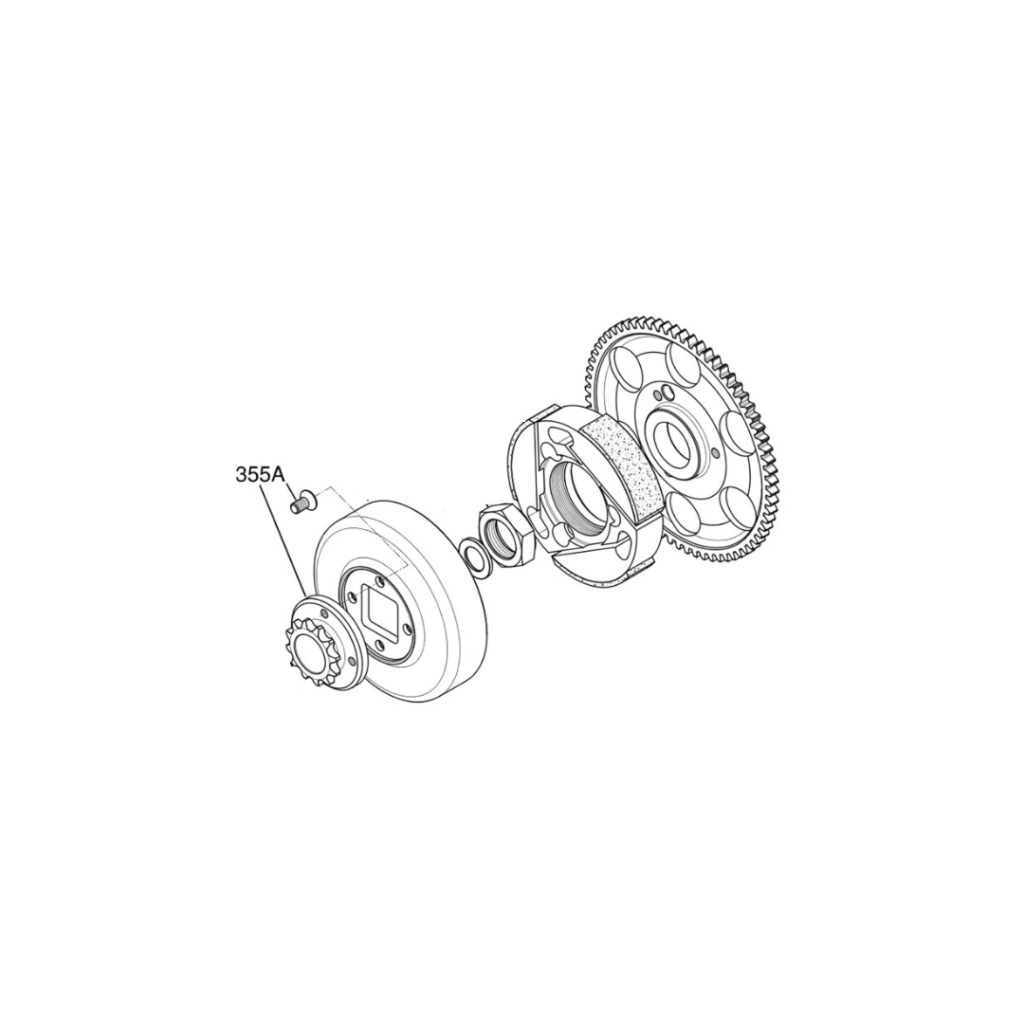 355A - KA 100 Drive Sprocket (13 tooth)