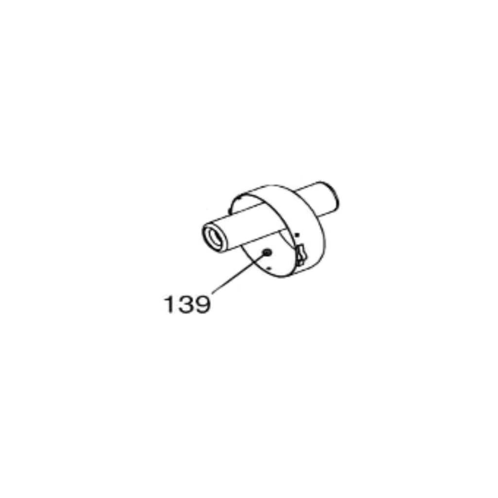 139 - Silencer End X30 - Chrome