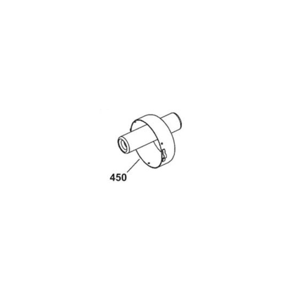 450 - Silencer End X30 - Black