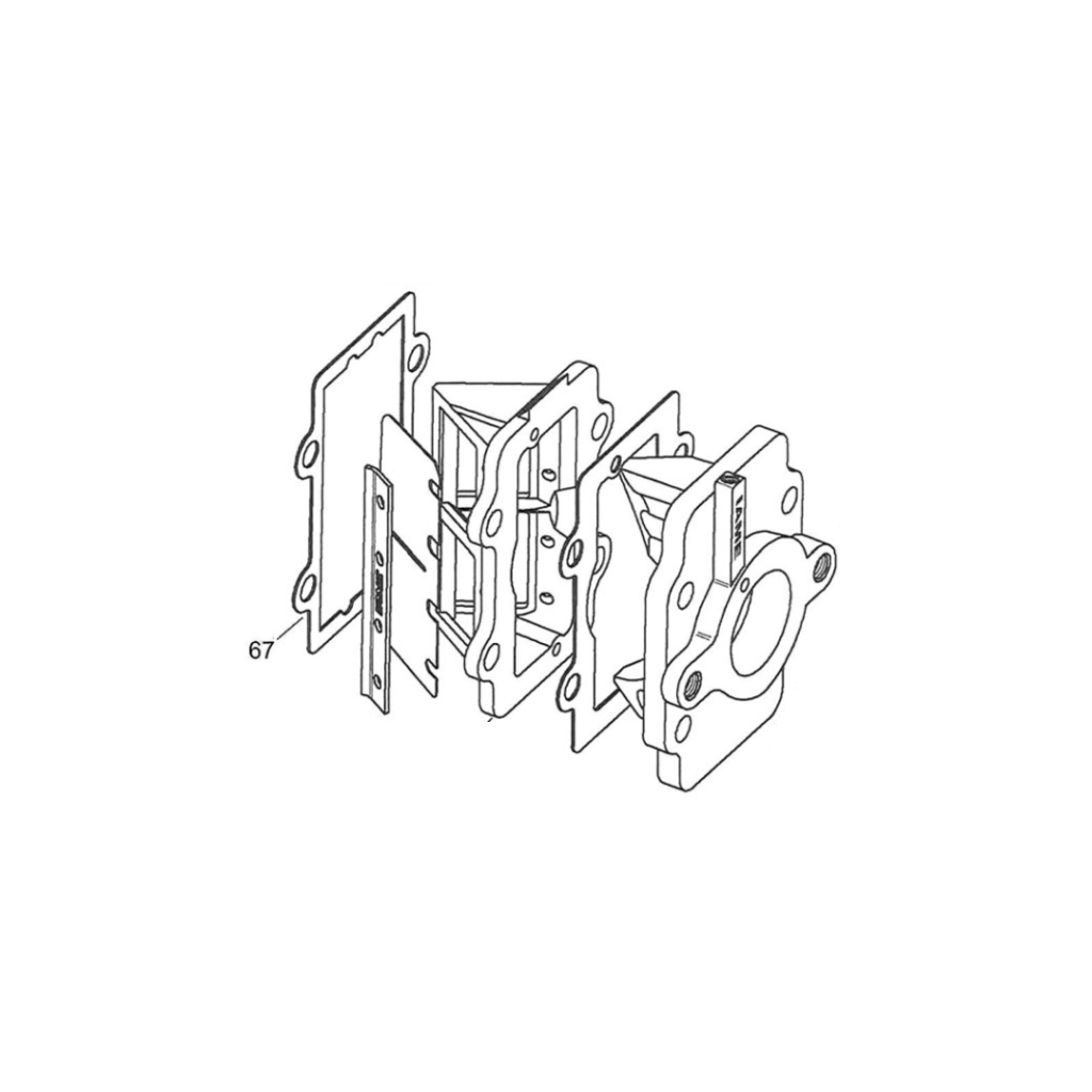 067 - KA 100 Reed Cage Gasket