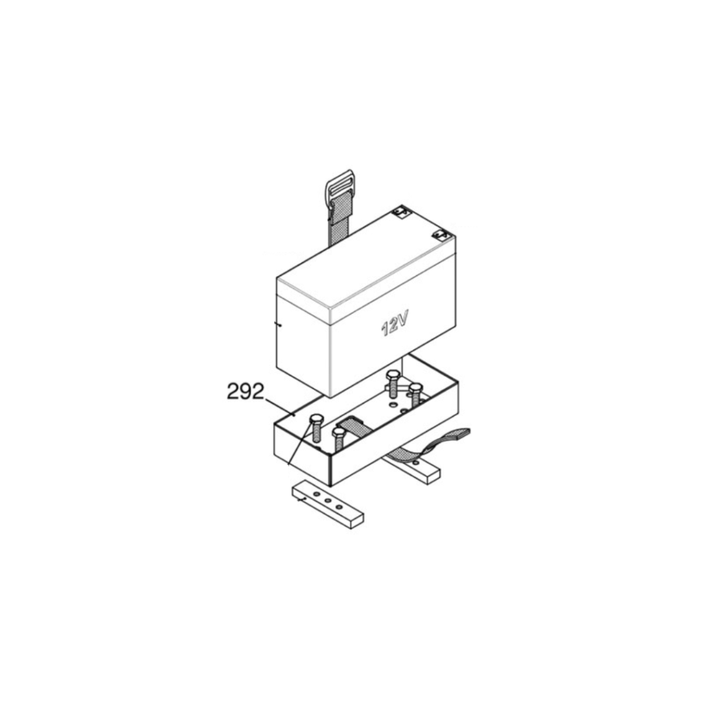 292 - KA 100 Battery Box Tray