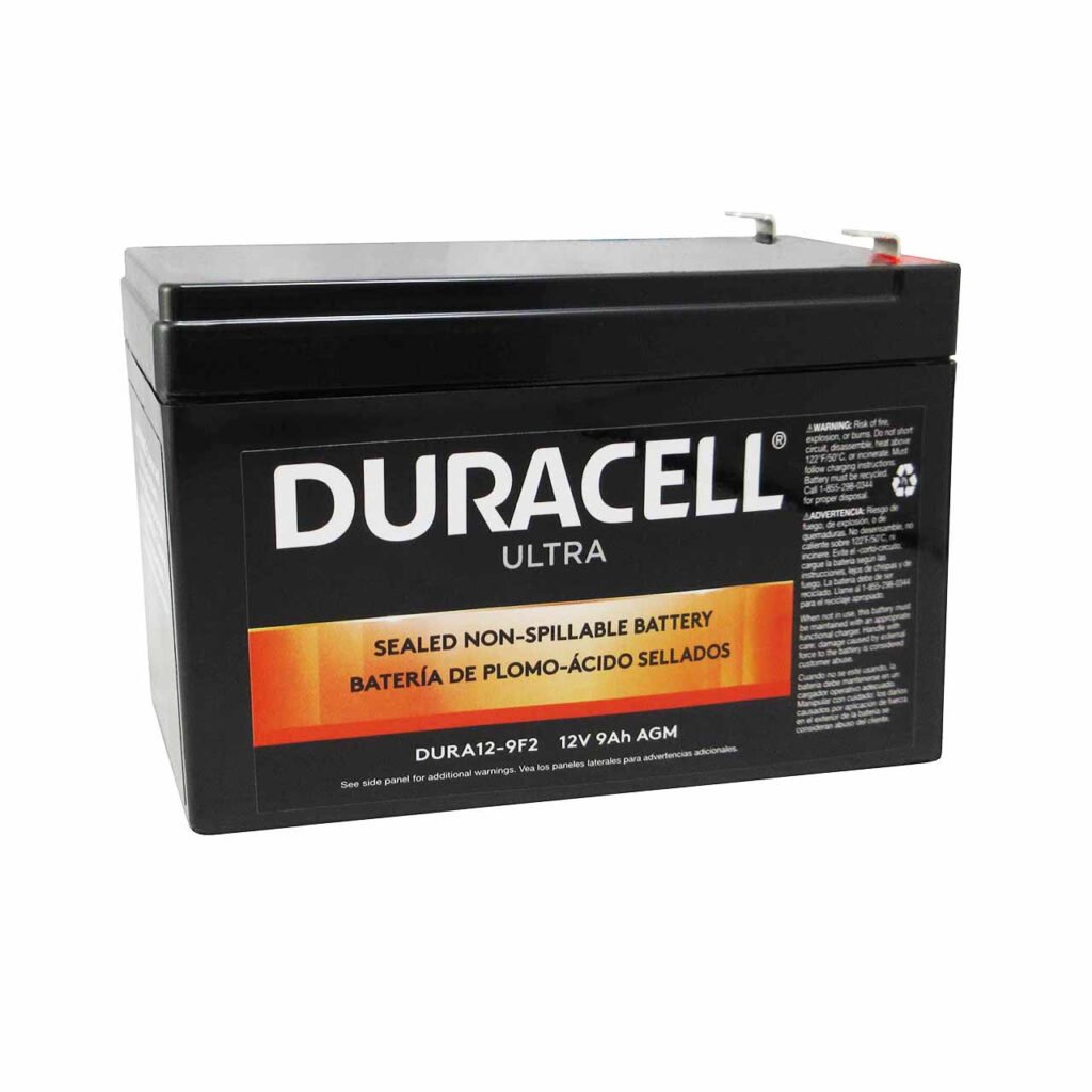 Duracell 12v, 9ah SLA AGM Battery